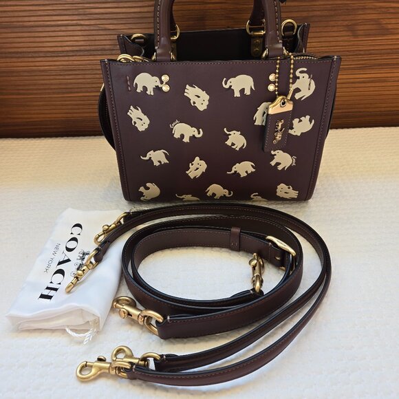 Coach Rogue 25 with Elephant Print - Picture 4 of 16
